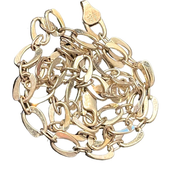 Sterling silver 925 MiLOR Italy fancy chain link necklace - Picture 5 of 7